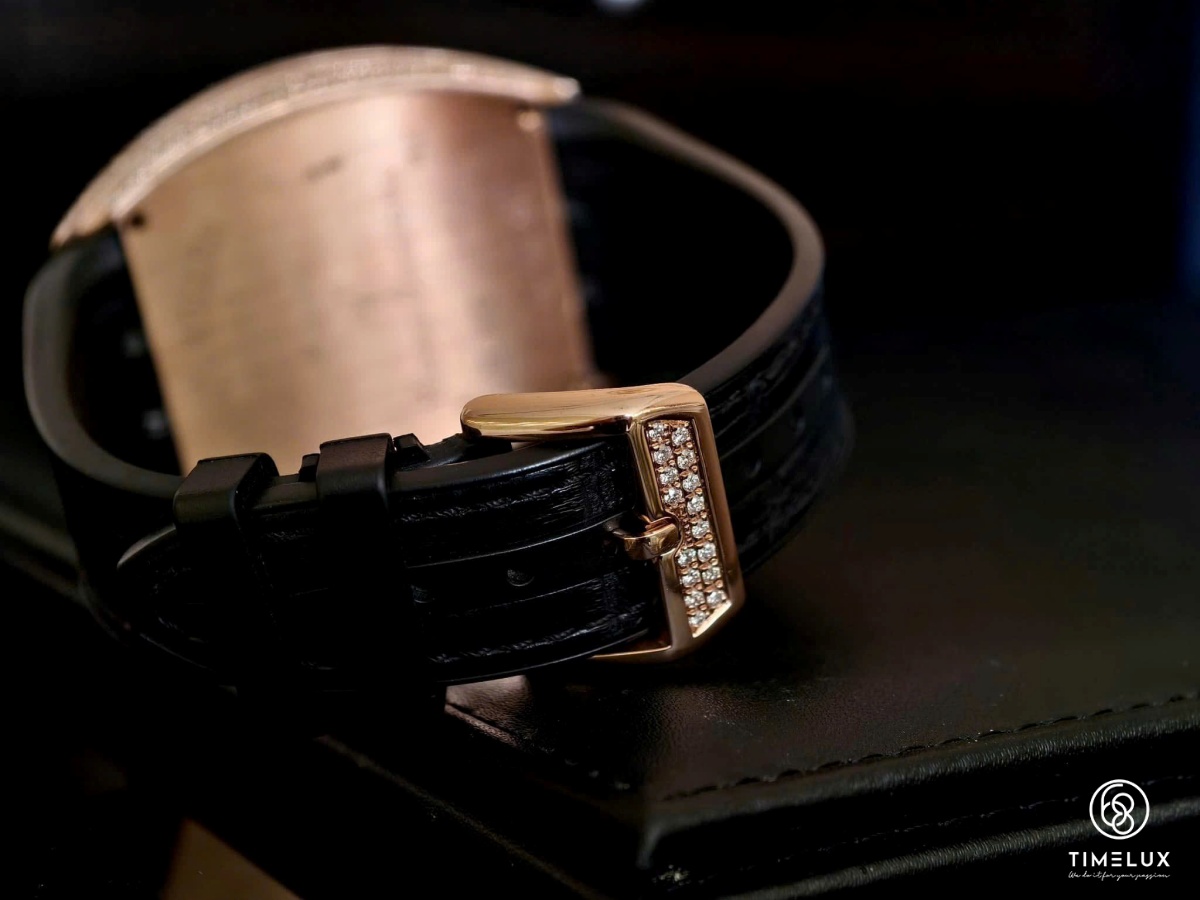 Franck Muller V41 Rose Gold Kim Cương Tùy Chỉnh 41mm Fullset