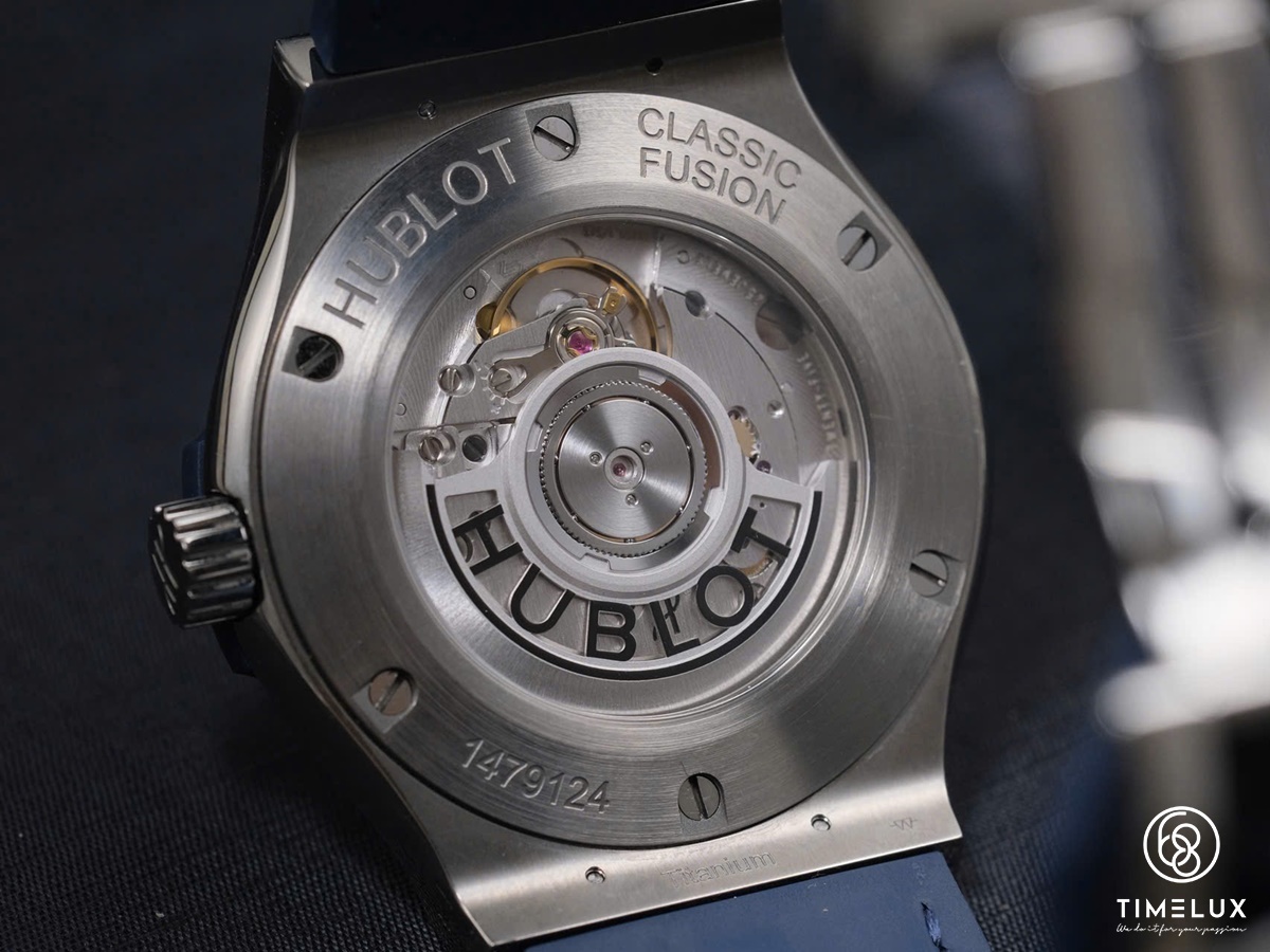 HUB Classic Fusion NavyBlue Dial Custom Pave Full Diamond 42mm Fullset 2022