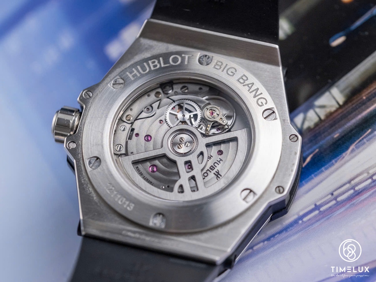 Hublot BigBang OneClick Steel Black Full Genuine Diamond Automaitc 39mm