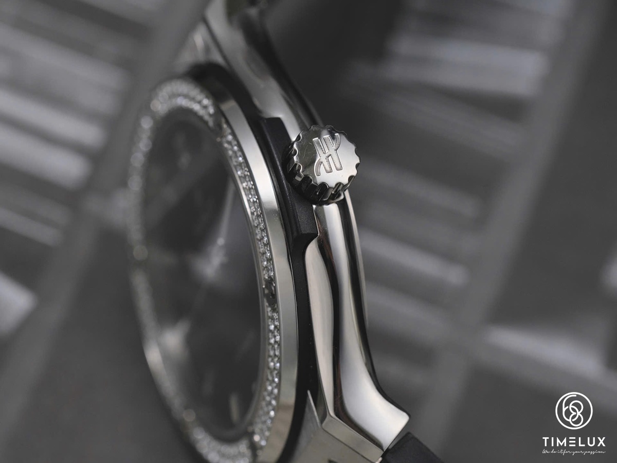 Hublot Fusion Black Dial Genuine Diamond Bezel 42mm Fullset 2020
