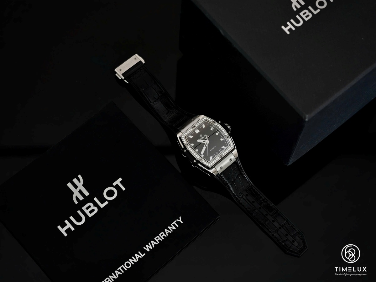 Hublot Spirit of BigBang Black Dial Diamond Bezel 39mm Fullset 2023