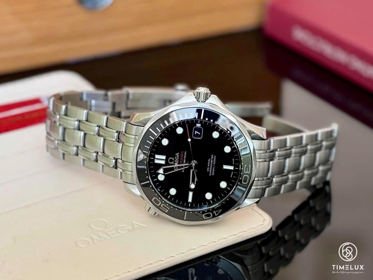 OMG Seamaster Diver 300m Co-Axial Black Ceramic Dial/Bezel Chronometer Automatic 41mm