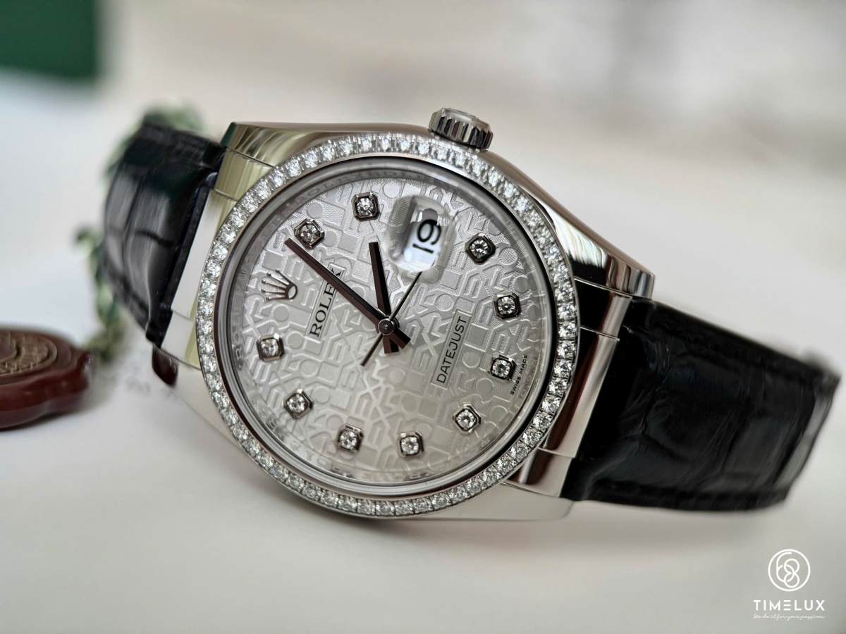 RL 116189 Datejust Au750 Solid White-Gold