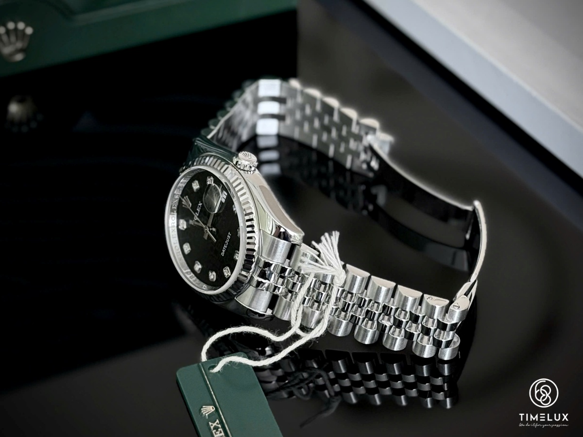 Rolex 116234 Datejust Jubilee 36mm Mặt Vi Tính Đen Fullset