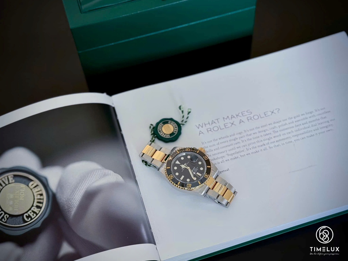 Rolex 116613LN Datejust Submariner Black Dial 18K Au750 Gold/Steel 40mm