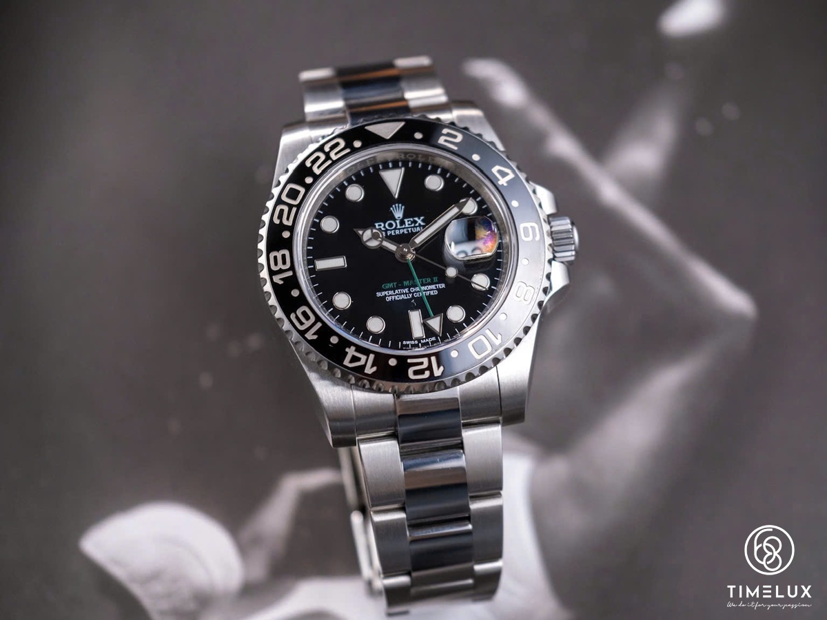 Rolex 116710LN GMT-MasterII Black Dial Ceramic Bezel Steel 40mm