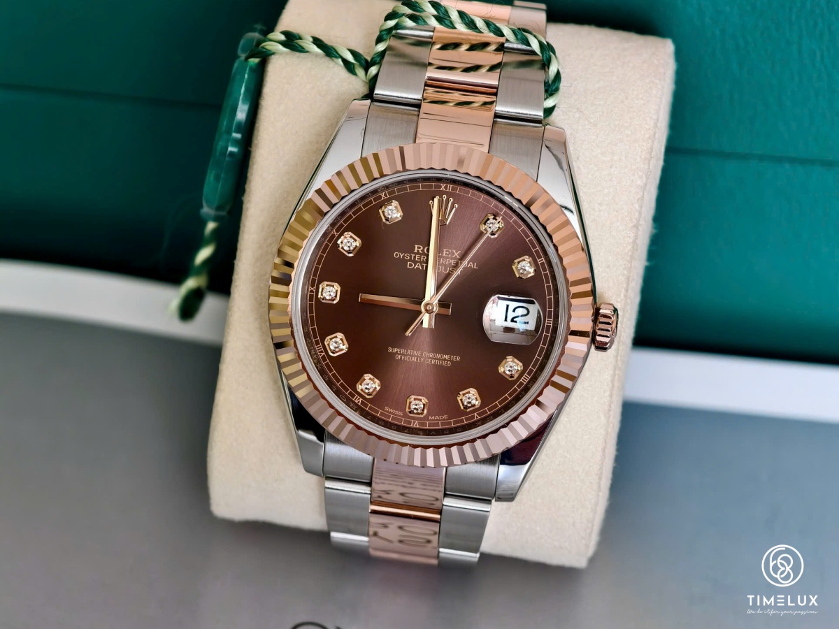Rolex 126331 Datejust Chocolate Dial Rose Gold/Steel Automatic 41mm