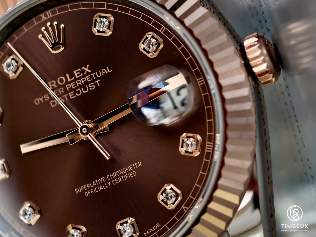 Rolex 126331 Datejust Chocolate Dial RoseGold/Steel 41mm Used