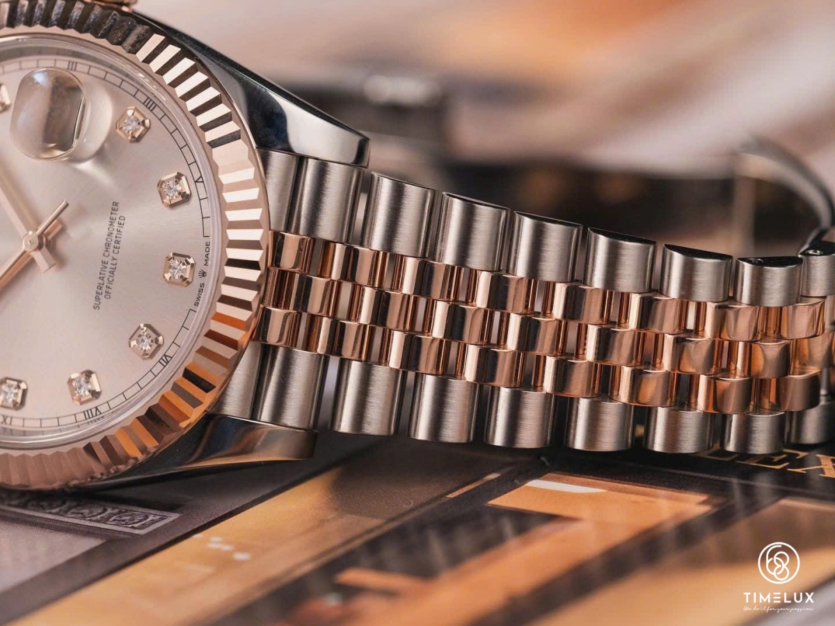 Rolex 126331 Mark II Datejust Sundust Dial Rose Gold/Steel Automatic 41mm