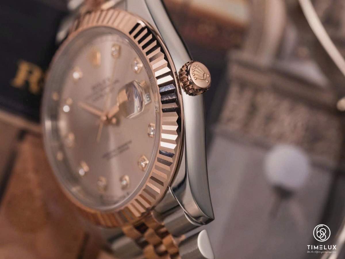 Rolex 126331 Datejust Sundust Dial Rose Gold/Steel 41mm Box