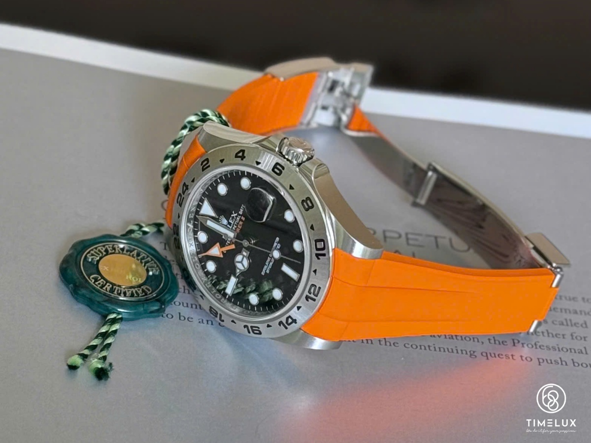 Rolex 216570 Exolorer II GMT Black Fullset 2015 42mm
