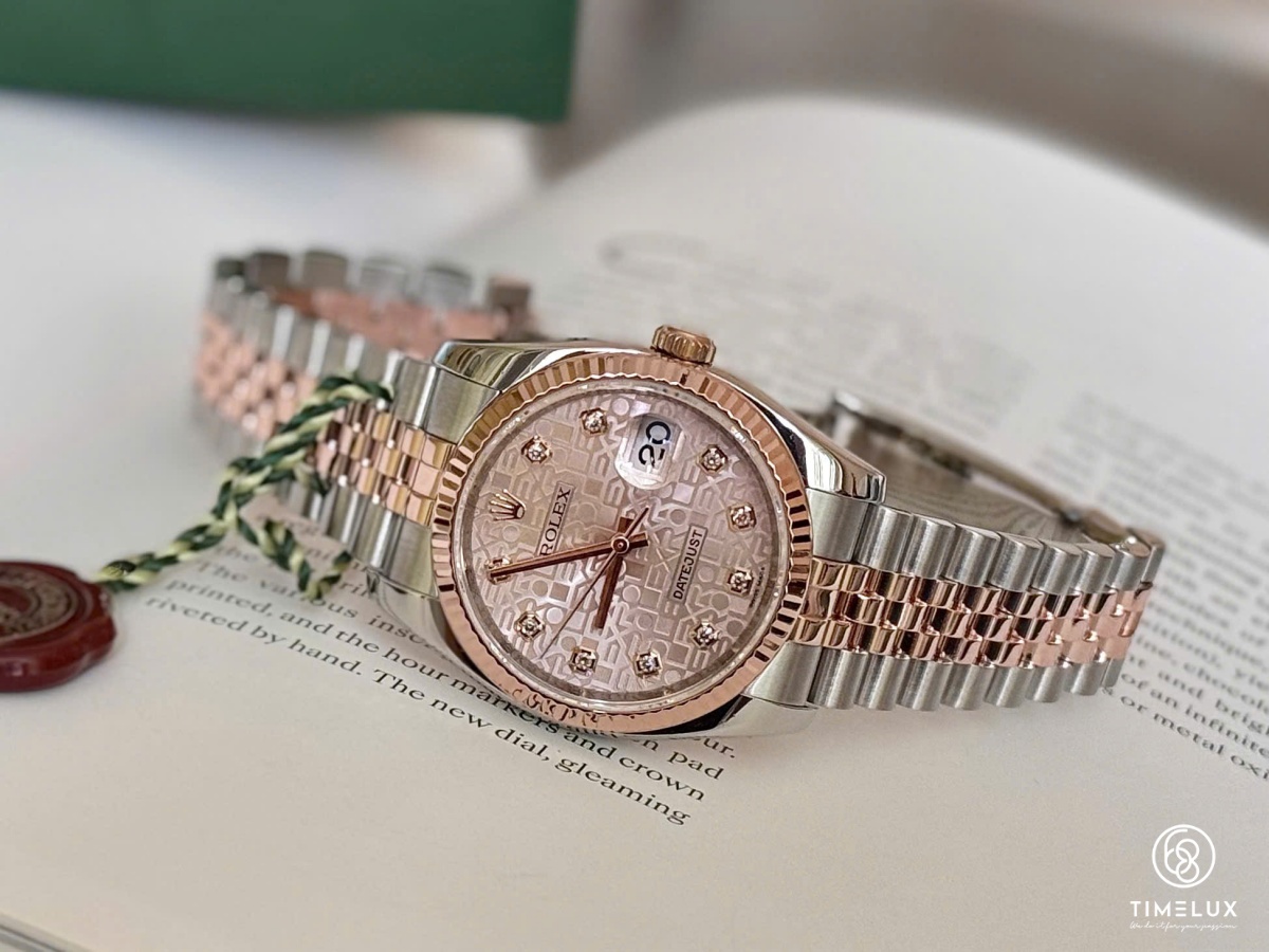 Rolex Datejust 116231 vi tính hồng RoseGold/Steel 36mm