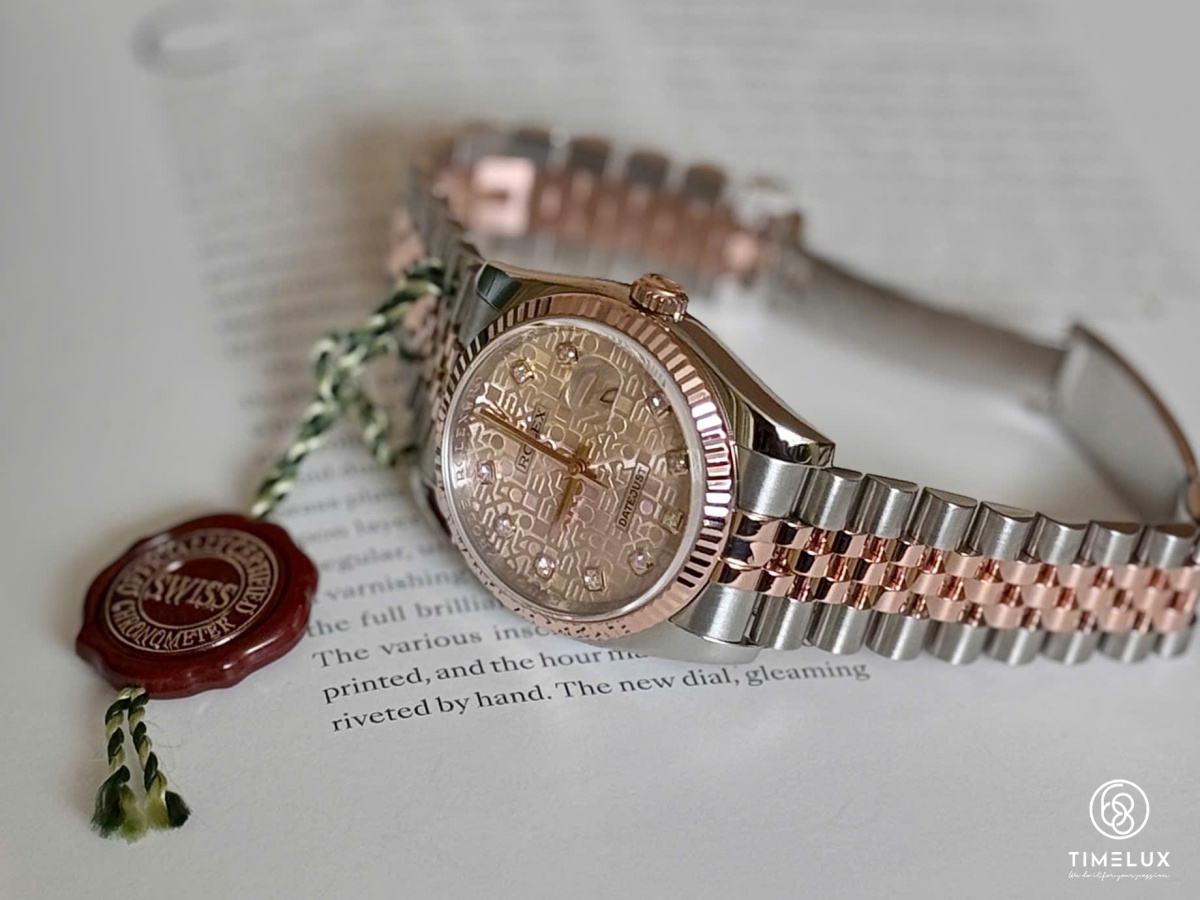 Rolex Datejust 116231 Vi Tính Hồng RoseGold/Steel 36mm Fullset