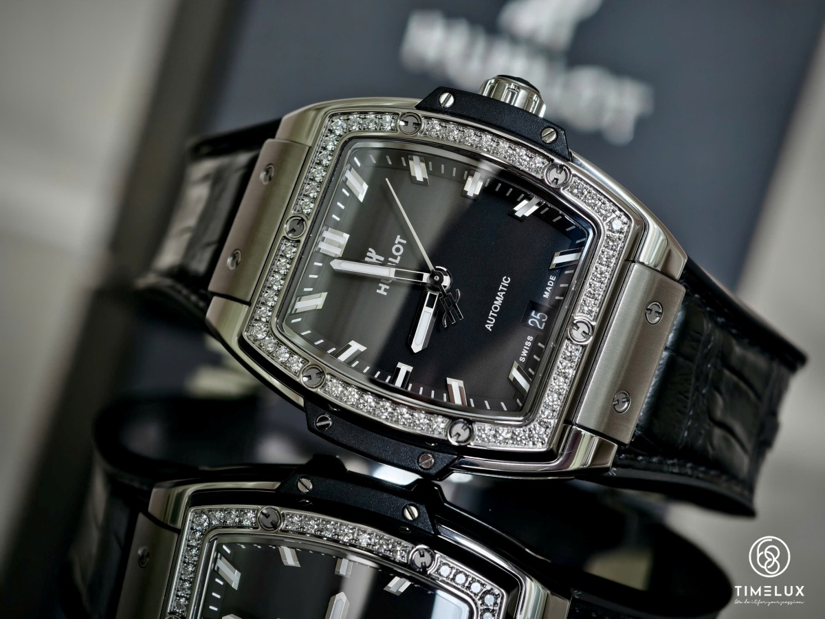 Hublot Spirit of BigBang Black Dial Genuine Diamond Bezel 39mm