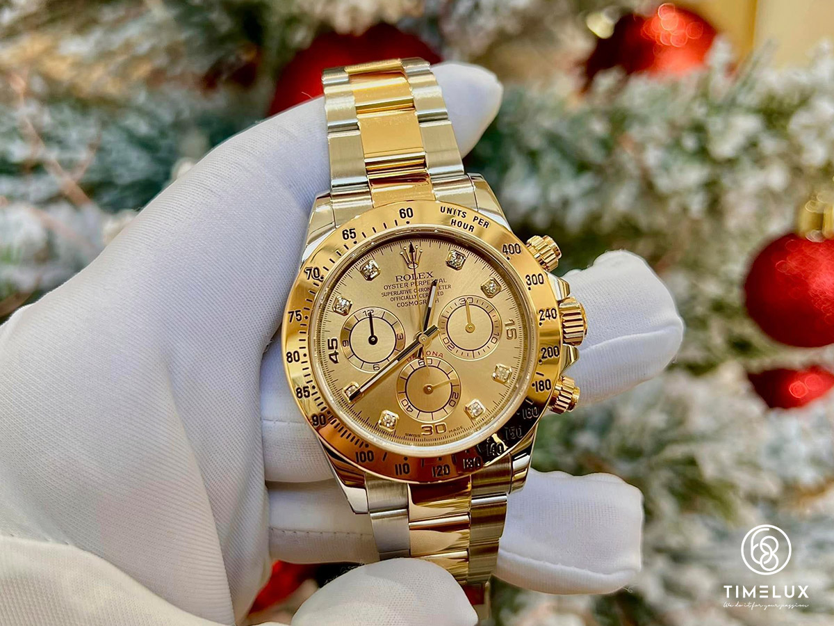 Rolex 116523 Cosmograph Daytona 18K Au750 Gold/Steel Automatic 40mm