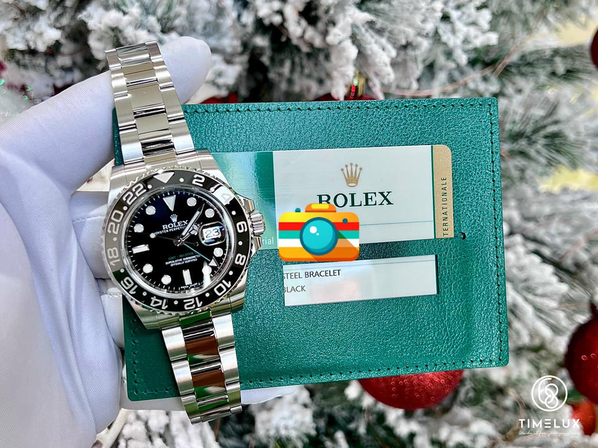 Rolex 116710LN GMT-Master II Black Dial Automatic 40mm Fullbox date 2016