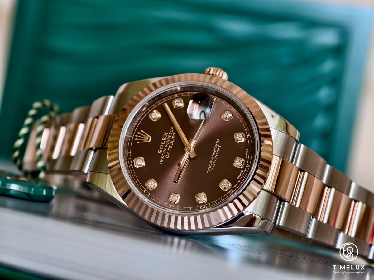 Rolex 126331 Datejust Chocolate Dial Rose Gold/Steel Automatic 41mm