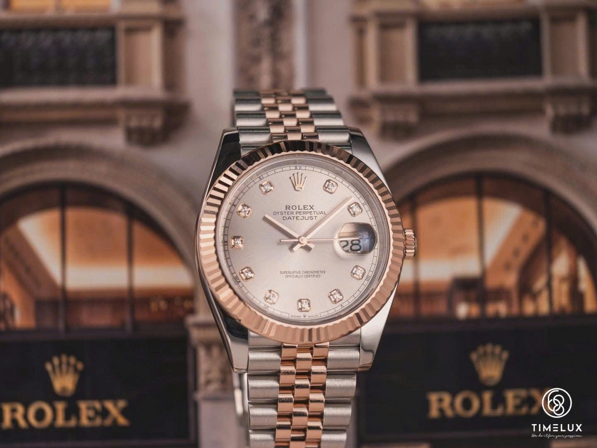 Rolex 126331 Mark II Datejust Sundust Dial Rose Gold/Steel Automatic 41mm