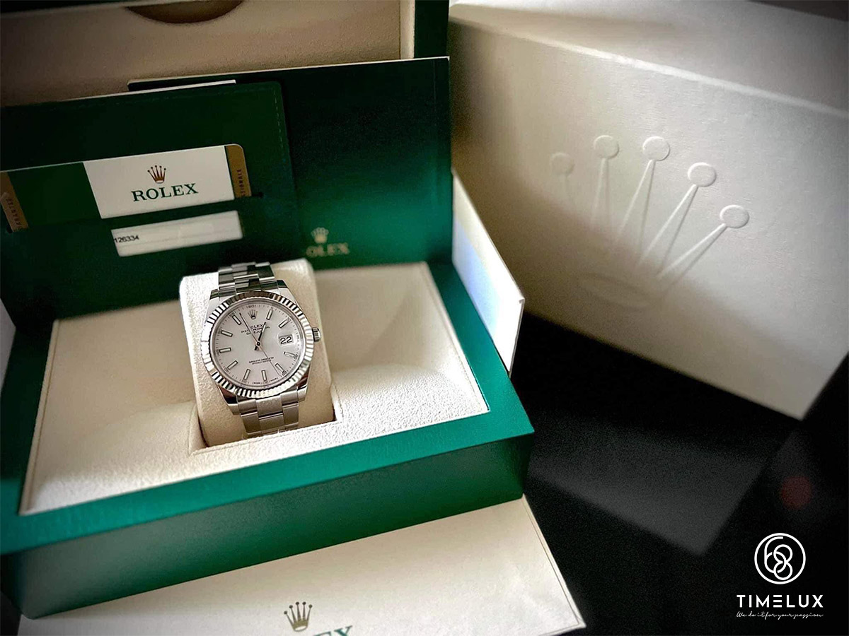 Rolex 126334 Datejust White Index Dial 41mm Fullset 2019
