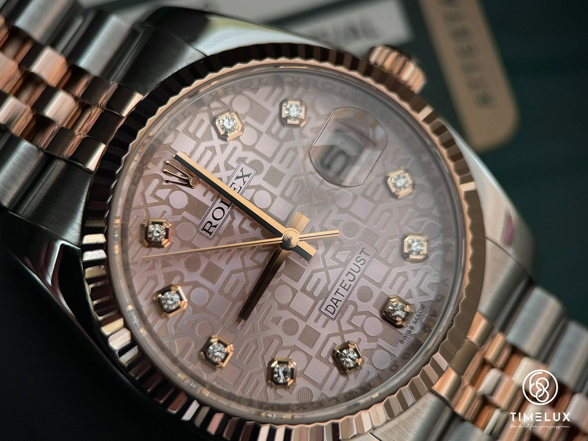 Rolex Datejust 116231 vi tính hồng RoseGold/Steel 36mm