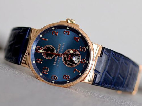 Ulysse Nardin Maxi Marine Chronometer Blue Dial 18K 750